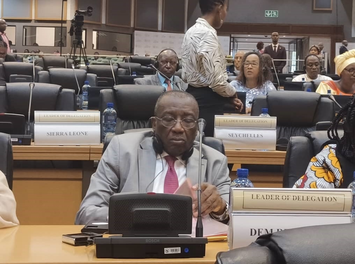 Ouverture de la 4ème session ordinaire de la 6ème législature, Afrique du Sud : Jacques Djoli Eseng'ekeli a représenté la RDC au Congrès du Parlement panafricain